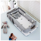 Foldable Baby Bed Portable Bed Newborn Cot Sleeping Carrying Bag Baby Separated Lounger Nest