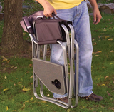 Coleman Chair Deck Aluminium W/Side Table
