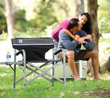 Coleman Chair Deck Aluminium W/Side Table