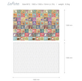 Parklon LaPure Animal Double Herringbone (M15) Baby Playmat & Baby Gym