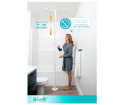 Stander Security Pole & Curve Grab Bar