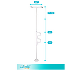Stander Security Pole & Curve Grab Bar