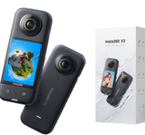 insta360 X3 Pocket 360 Degree Action Camera, Black