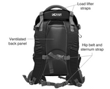 Kurgo G-Train - Dog Carrier Backpack for Small Pets - Cat & Dog Backpack for Hiking, Camping or Travel - Chest Straps & Hip Belt - Reflective - Two Water Bottle Sleeves - Waterproof Bottom (Black)