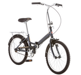 Schwinn Hinge Adult Folding Bike, 20-inch Wheels, Rear Carry Rack, Carrying Bag