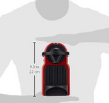 Nespresso Inissia Coffee Machine, Ruby Red