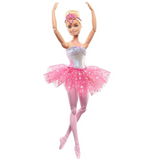 Barbie Doll Magical Ballerina Doll Blonde Hair Light-Up Feature Tiara and Pink Tutu Ballet Dancing Poseable Kids Toys