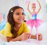 Barbie Doll Magical Ballerina Doll Blonde Hair Light-Up Feature Tiara and Pink Tutu Ballet Dancing Poseable Kids Toys