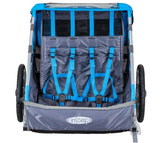 Instep Sync And Take 2 Bike Trailer For Kids Double Seat Blue