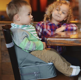 Nuby Easy Go Safety Lightweight High Chair Booster Seat, Great for Travel, Blue, 11.75x4.25x9.5 Inch