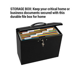 Master Lock File Safe, Locking Document Box, 0.49 Cubic Feet, 7148D