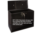 Master Lock File Safe, Locking Document Box, 0.49 Cubic Feet, 7148D