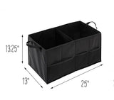 Honey-Can-Do SFT-01166 Black Folding Trunk Organizer, Black