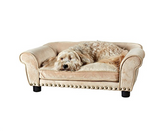 Enchanted Home Pet Dreamcatcher Dog Sofa, 33.5 by 21 by 12.5-Inch, Caramel, Medium (26-50 lbs)