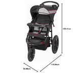 Baby Trend Range Jogger Stroller, Millennium