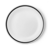 Corelle Vitrelle 10.25" Dinner Plates Set, Triple Layer Glass and Chip Resistant, Lightweight Round Plates, 6-Piece Brasserie