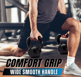 Yes4All 30 lbs Cast Iron Kettlebell for Dumbbell Weights Exercises, Gym, Full Body Home Workout Equipment, Push up, Grip and Strength Training