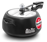 Hawkins CXT50 Contura Hard Anodized Induction Compatible Extra Thick Base Pressure Cooker, Black, 5L, 5 L