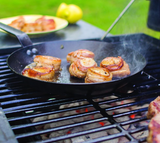 Lodge Carbon Steel Skillet, Pre-Seasoned, 10-inch, Black