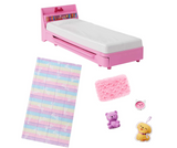 Barbie Furniture, Preschool Toys and Gifts, Bedtime Playset and Accessories, My First Trundle Bed, Plush Puppy Piece