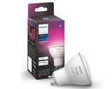 PHILIPS hue GU10 5.7W White and Colour Ambiance LED Smart Spot Light (Compatible with Amazon Alexa, Apple HomeKit, and Google Assistant)