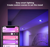 PHILIPS hue GU10 5.7W White and Colour Ambiance LED Smart Spot Light (Compatible with Amazon Alexa, Apple HomeKit, and Google Assistant)