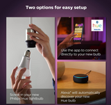 PHILIPS hue GU10 5.7W White and Colour Ambiance LED Smart Spot Light (Compatible with Amazon Alexa, Apple HomeKit, and Google Assistant)