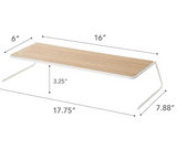 Yamazaki Home Dish Riser - Kitchen Cabinet Shelf and Organizer - No Assembly Req