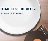 Corelle Vitrelle 8-Piece Dinner Plates Set, Triple Layer Glass and Chip Resistant, Lightweight Round Plates, Winter Frost White