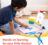Osmo - Little Genius Starter Kit for iPad - 4 Hands-On Learning Games - Ages 3-5 - Problem Solving, Phonics & Creativity (iPad Base Included),Multicolor