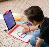 Osmo - Little Genius Starter Kit for Fire Tablet + Early Math Adventure - Valentine Toy/Gift - 6 Educational Games-Counting, Shapes & Phonics-STEM Gifts-Ages 3 4 5(Osmo Fire Tablet Base Included)