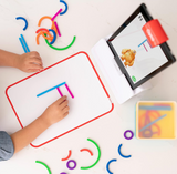 Osmo - Little Genius Starter Kit for Fire Tablet + Early Math Adventure - Valentine Toy/Gift - 6 Educational Games-Counting, Shapes & Phonics-STEM Gifts-Ages 3 4 5(Osmo Fire Tablet Base Included)