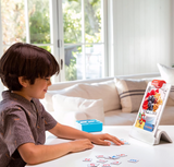 Osmo - Genius Starter Kit for iPad- 5 Hands-On Learning Games- Ages 6-10- Math, Spelling, Problem Solving, Creativity & More- (Osmo iPad Base Included),Multicolor