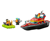 LEGO City Fire Rescue Boat 60373, Toy Floats on Water, with Jetpack, Dinghy and 3 Minifigures, Everyday Hero Toys for Kids, Boys and Girls Ages 5+