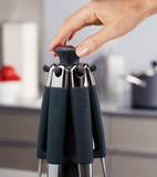 Joseph Joseph Elevate 100 Carousel Stainless Steel Kitchen Utensil Set with Rotating Storage Stand, 6-piece, Black