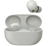 Sony WF-1000XM5 Wireless Noise Cancelling Earbuds, Bluetooth, In-ear Headphones, Mic, Up to 24 Hours Battery Life, Quick Charge, IPX4, iOS and Android Compatible - Silver