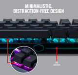 Cooler Master MK-730-GKCM1-US Tenkeyless Gaming Mechanical Keyboard, MX Brown Switch, Ten-Keyless