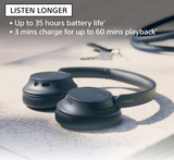 Sony WH-CH720N Noise Canceling Wireless Headphones Bluetooth Over The Ear Headset with Microphone and Alexa Built-in, Black New