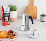 Bialetti 0007254/CN Venus Induction Coffee Maker, 4 Cups, Silver