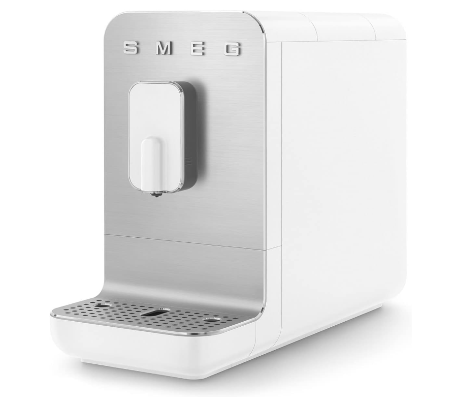 Smeg BCC01WHMUK Automatic Coffee Machine, White Main image