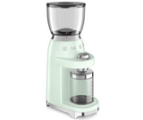 Smeg CGF01PGUK Coffee Grinder, Pastel Green