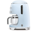 Smeg DCF02PBUK Drip Coffee Machine, Pastel Blue