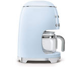 Smeg DCF02PBUK Drip Coffee Machine, Pastel Blue