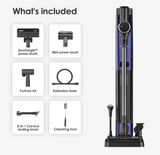 Tineco Pure One - FurFree Smart Cordless Stick Vacuum Cleaner, 60 min Run Time, 4-in-1 OmniHub Auto Self-clean Station, Lightweight, ZeroTangle Brush, Blue