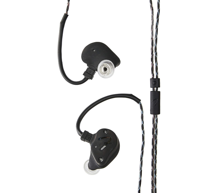Fender Ten 5 (Flat Black), Professional IEM In-ear Earphone Monitor