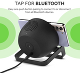 Belkin Boost Charge Wireless Charger STD with Speakers BLK - Qi Compatible - iPhone 12/11/X/8 Series - Wireless Charging Adapter