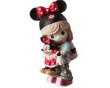 PRECIOUS MOMENTS FIGURINE MINNIE MOUSE FAN