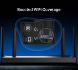 TP-Link Dual-Band BE3600 Wi-Fi 7 Router Archer BE230 | 4-Stream 3.6 Gbps | 2×2.5G + 3×1G Ports, USB 3.0, 2.0 GHz Quad Core, 4 Antennas | VPN Clients & Server | EasyMesh, HomeShield, MLO, Private IOT