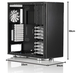 ractal Design Define XL R2 - Full Tower Computer Case - E-ATX - Optimized for High Airflow/Performance and Silent Computing with ModuVent Technology - 2X Fractal Design R2 140mm Fans Included