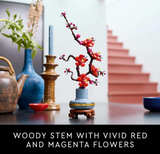 LEGO Botanicals Plum Blossom Flower Decor Display 10369 Zero-Maintenance Plant Gift for Adults (327 Pieces)